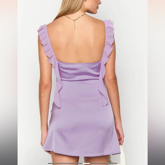 COPY - Beginning boutique Joyce lilac mini dress - Picture 3 of 6